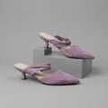 Selene | Mule in pelle scamosciata