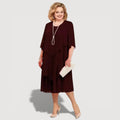 JENIFER – Abito Midi Elegante a Strati