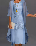 Chona - Abito in chiffon elegante a due pezzi