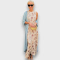 Elveria | Abito maxi con cardigan
