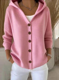 Cugnet | Cardigan con cappuccio e bottoni
