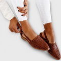 Simone | Mocassini slingback intrecciati