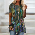 Joisse - Blusa elegante con fantasia floreale