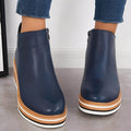 Sorrel - Stivali in pelle casual con zip per donne